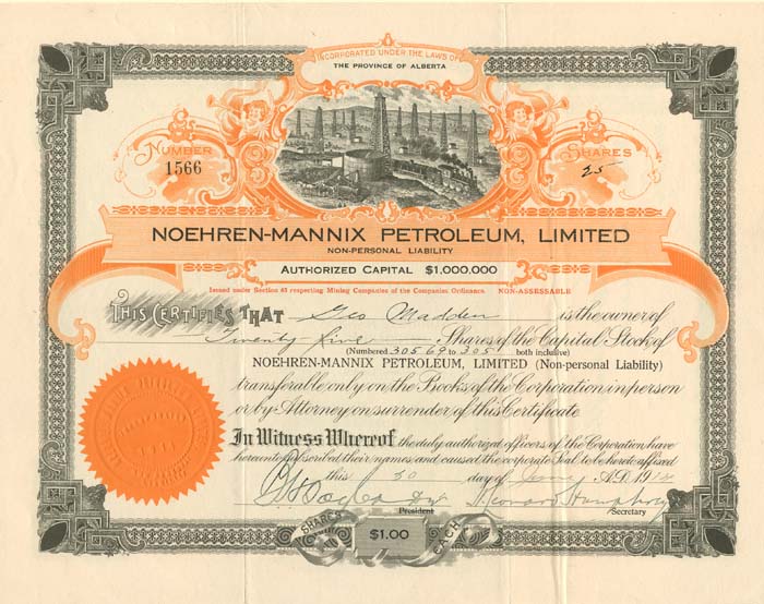 Noehren-Mannix Petroleum, Limited